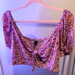 CottageCore Plus Size Crop